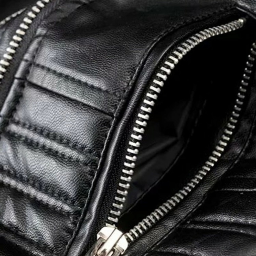 🌙SHEIN Katy Perry’s Picks Faux Leather Biker Jacket🌙 - Picture 6 of 10